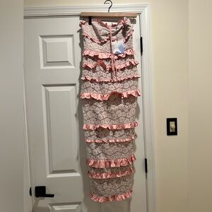 MAJORELLE Cotton Candy Midi Dress